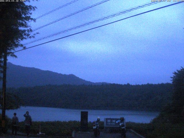西湖からの富士山