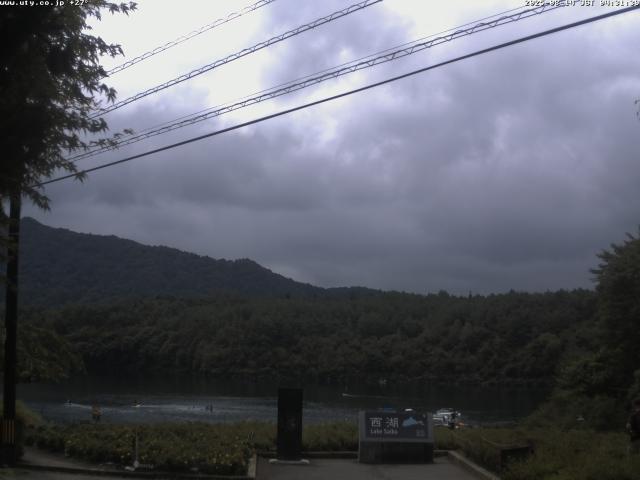 西湖からの富士山