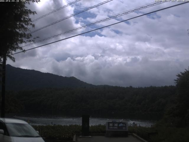 西湖からの富士山
