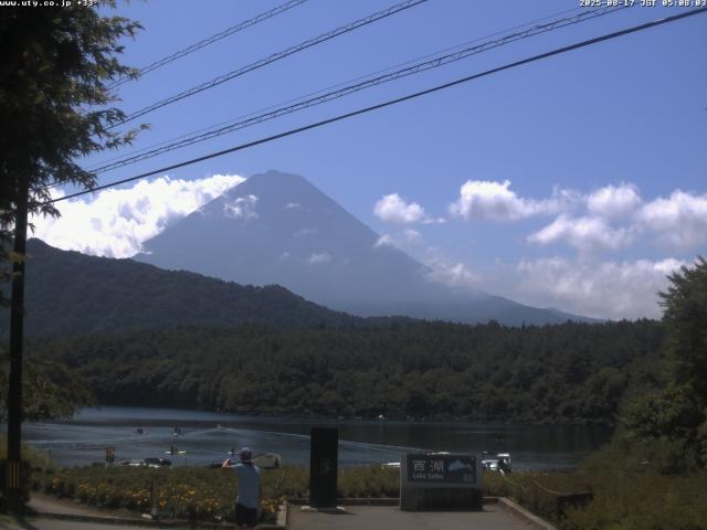 西湖からの富士山