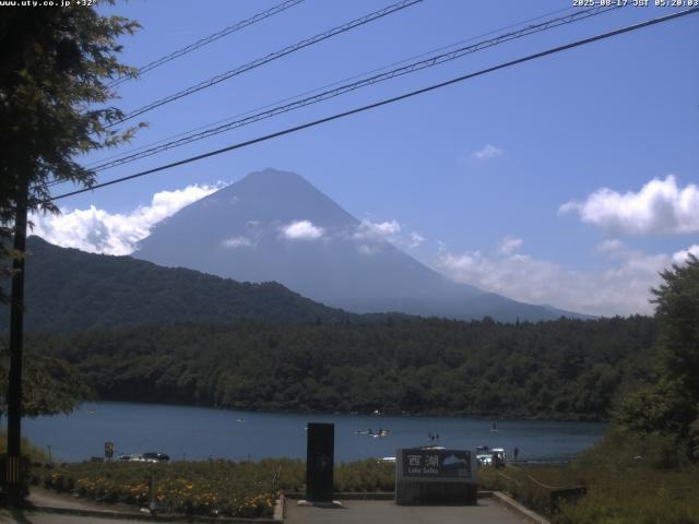 西湖からの富士山
