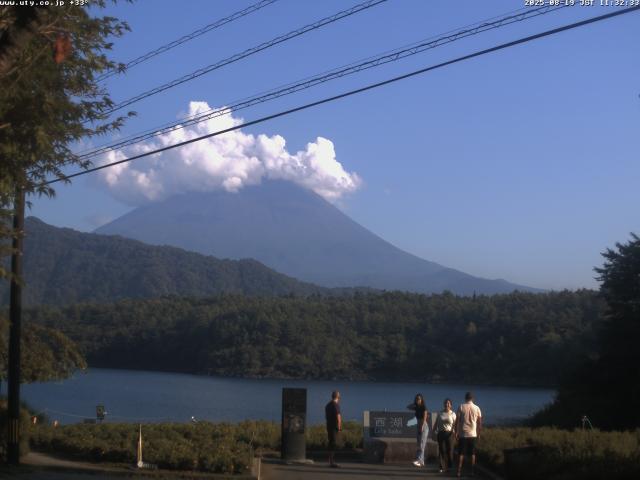西湖からの富士山