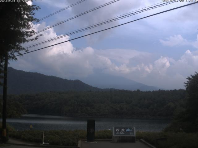 西湖からの富士山