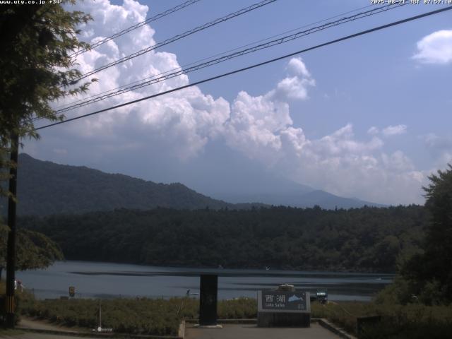 西湖からの富士山