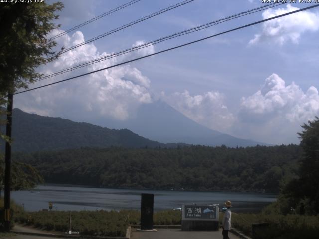 西湖からの富士山