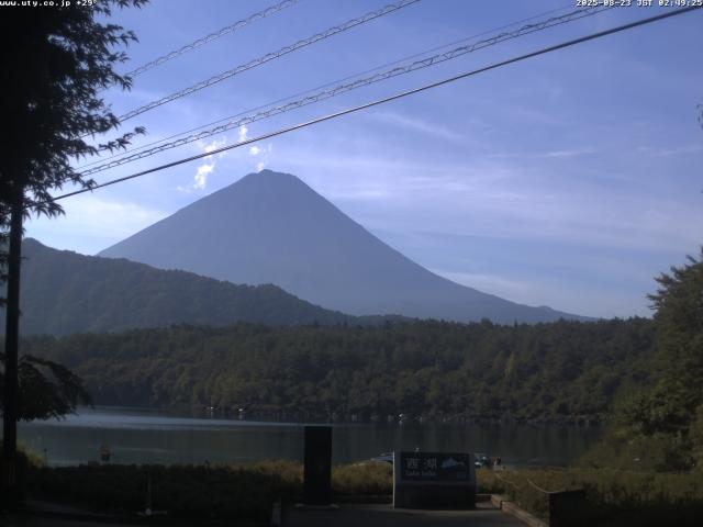 西湖からの富士山