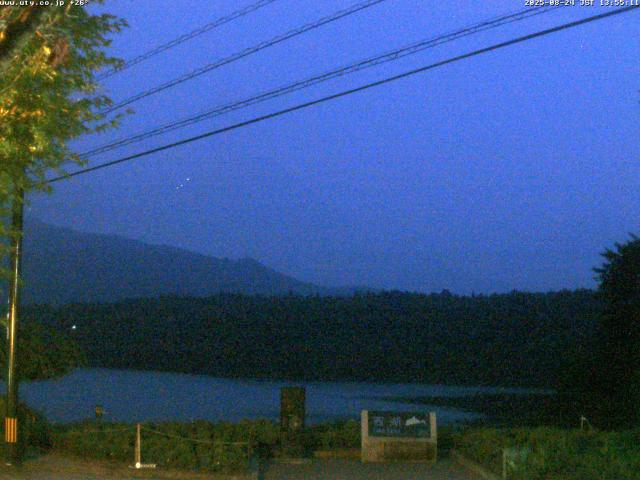西湖からの富士山