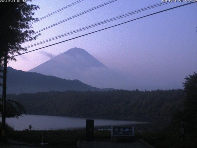 西湖からの富士山