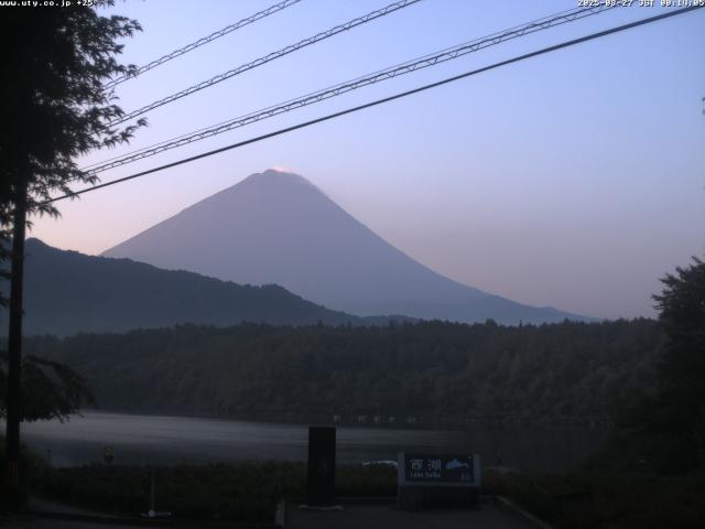 西湖からの富士山