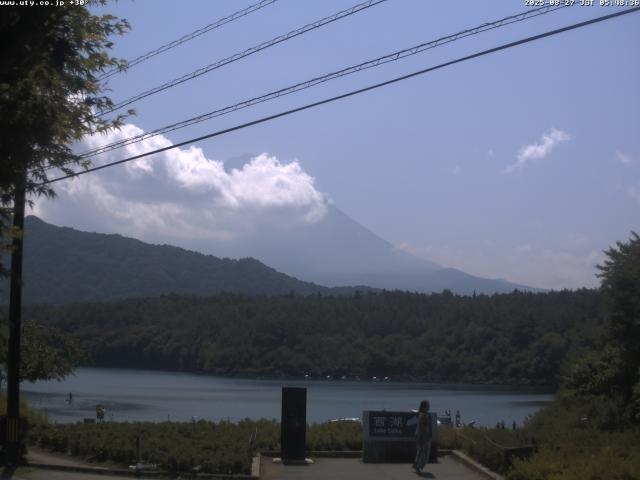 西湖からの富士山
