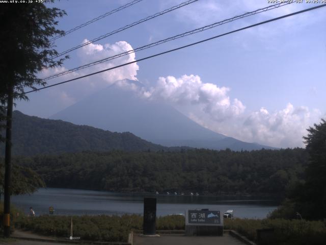 西湖からの富士山