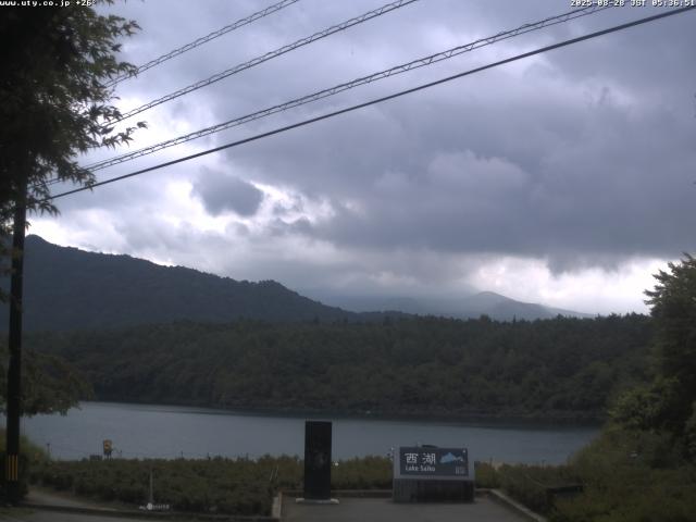 西湖からの富士山