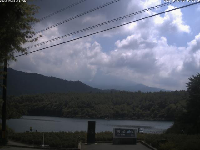 西湖からの富士山