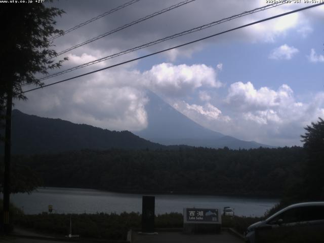 西湖からの富士山