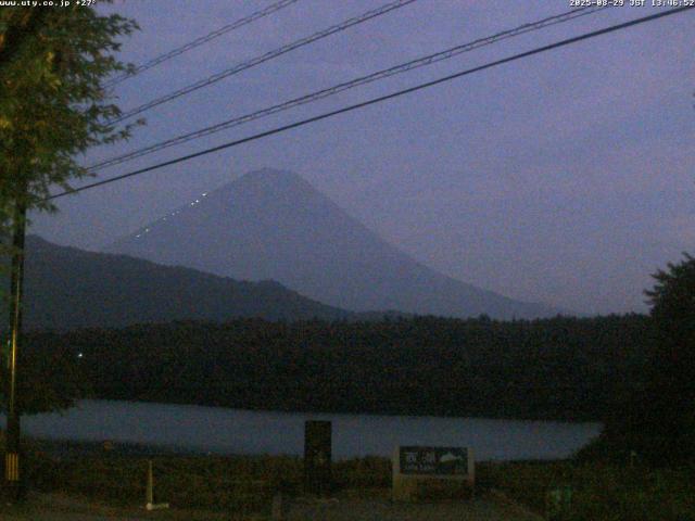 西湖からの富士山