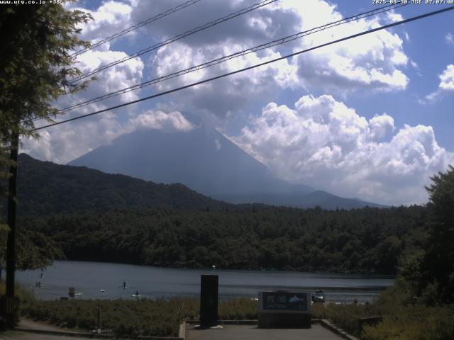西湖からの富士山