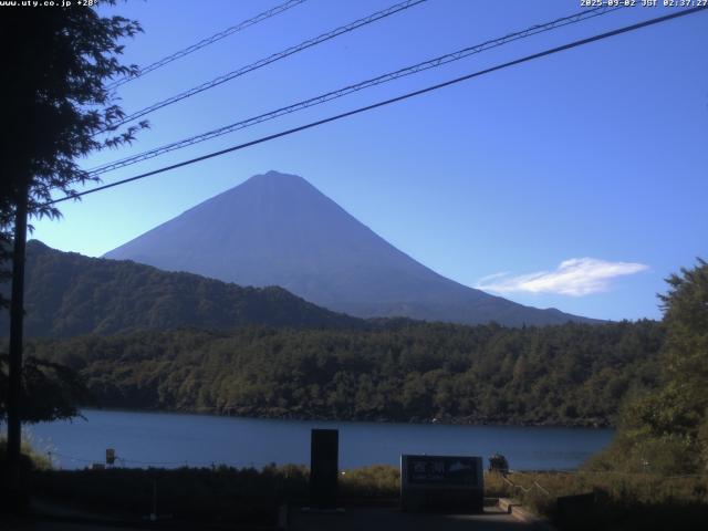 西湖からの富士山
