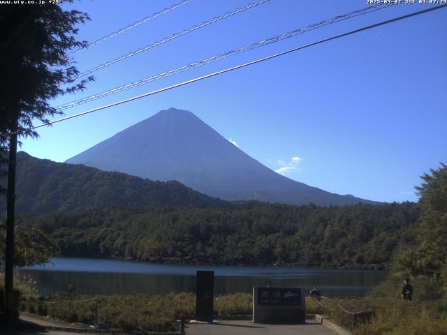西湖からの富士山