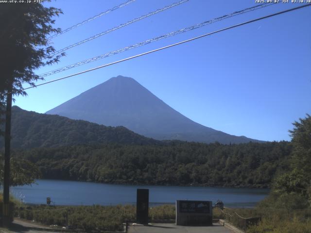 西湖からの富士山