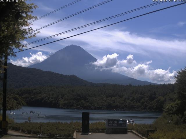 西湖からの富士山