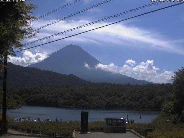 西湖からの富士山