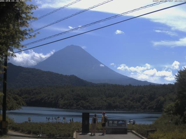 西湖からの富士山