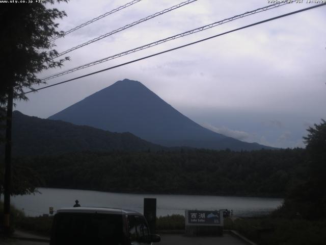 西湖からの富士山