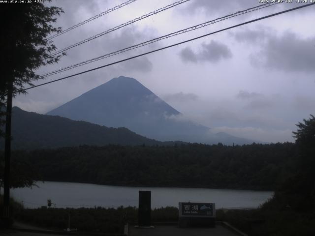 西湖からの富士山