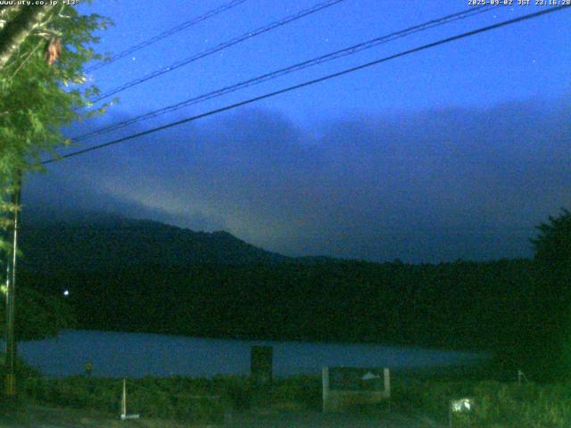 西湖からの富士山
