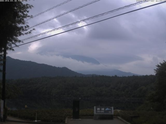 西湖からの富士山