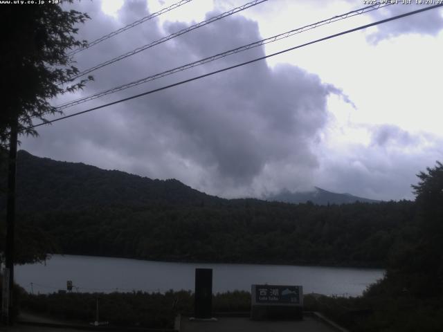 西湖からの富士山