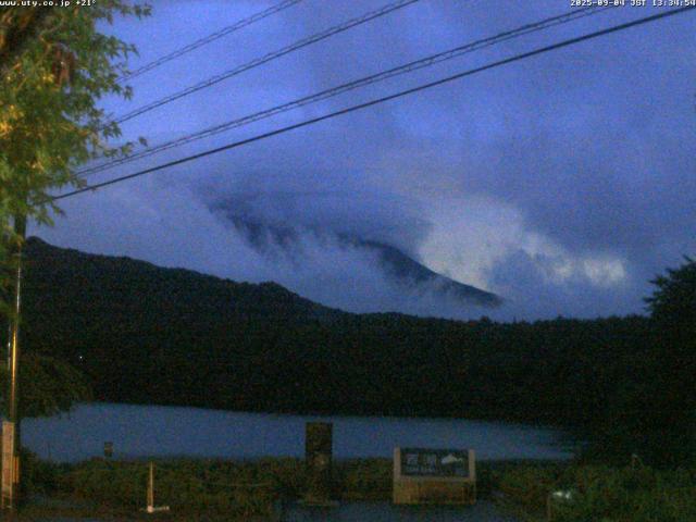 西湖からの富士山