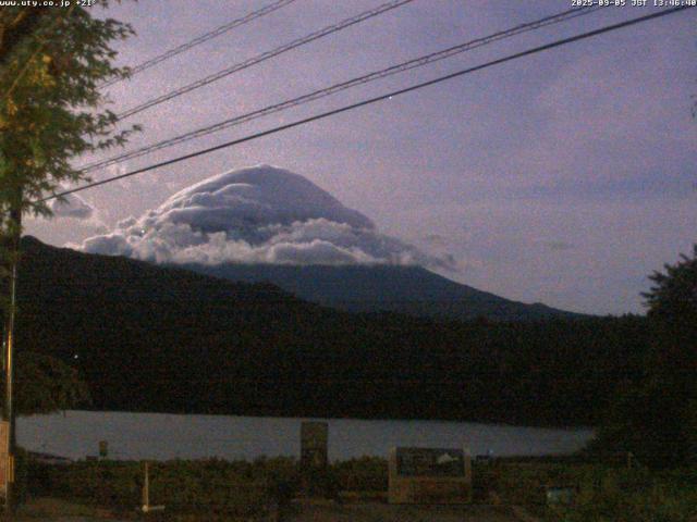 西湖からの富士山