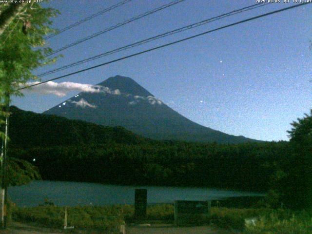 西湖からの富士山
