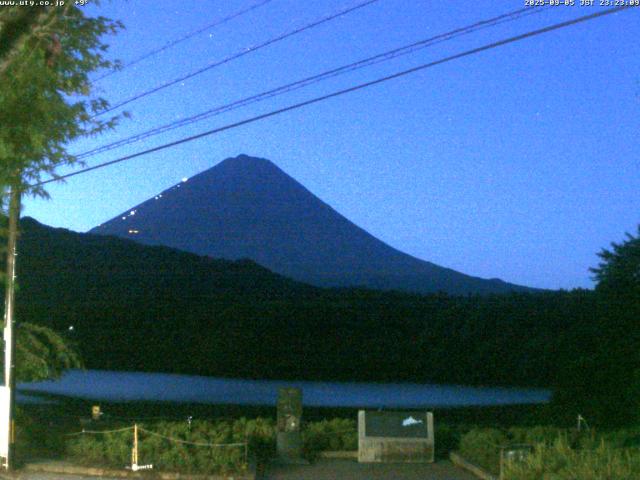 西湖からの富士山