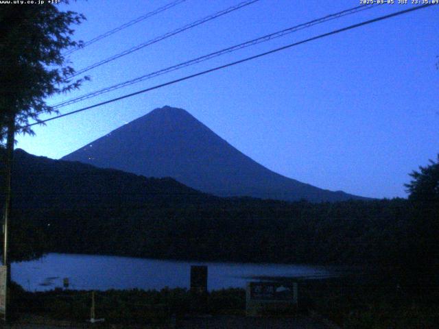 西湖からの富士山