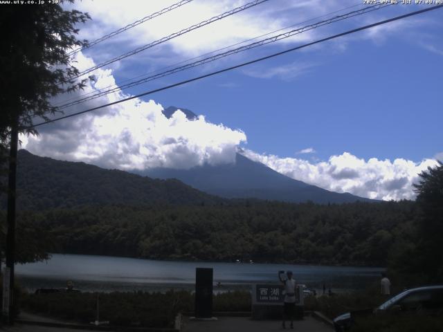 西湖からの富士山
