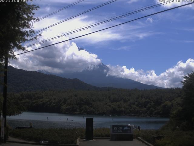 西湖からの富士山