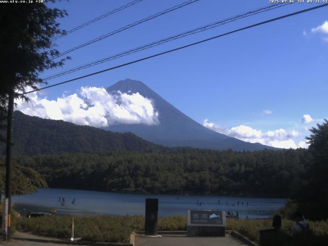 西湖からの富士山