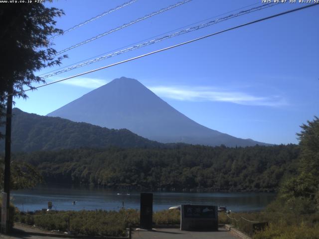西湖からの富士山