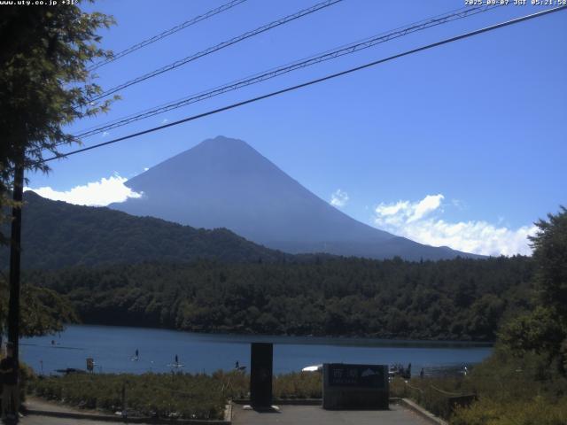西湖からの富士山