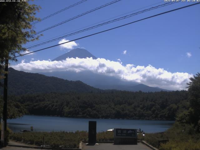 西湖からの富士山