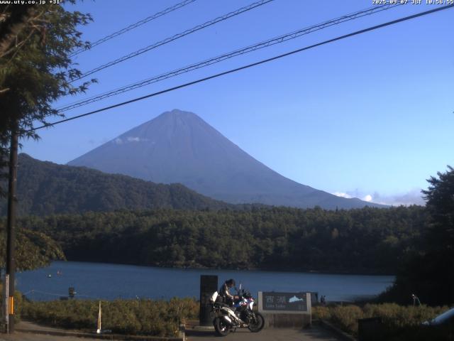 西湖からの富士山