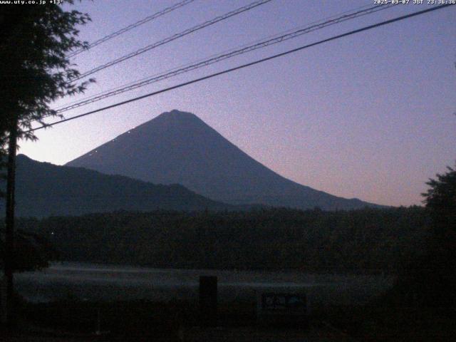 西湖からの富士山