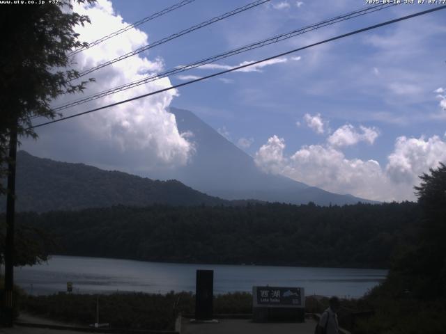 西湖からの富士山