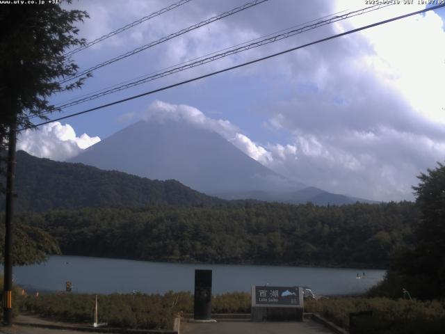 西湖からの富士山