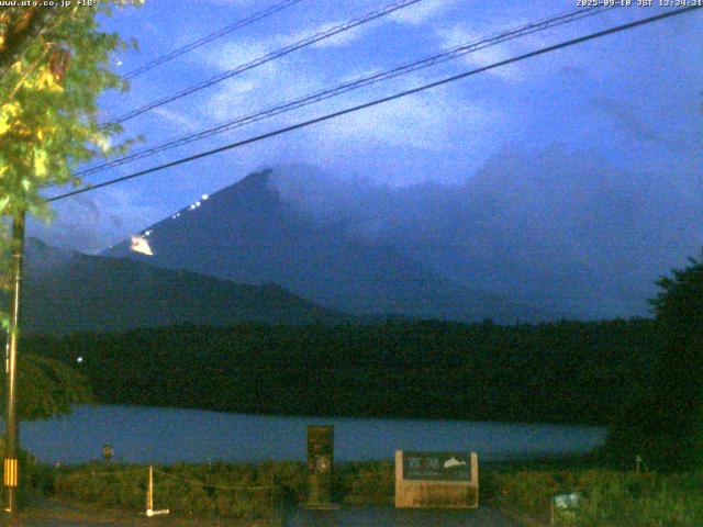 西湖からの富士山