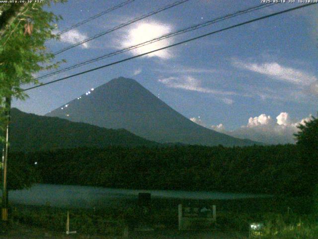 西湖からの富士山