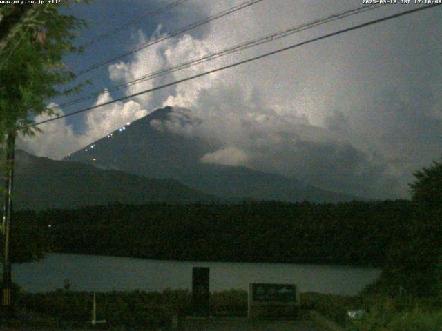 西湖からの富士山