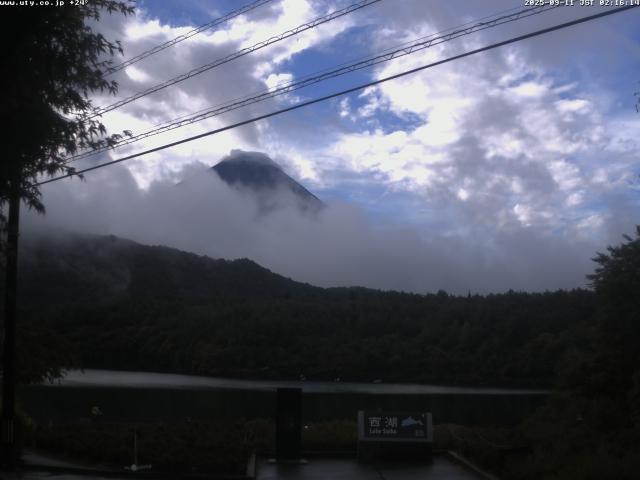 西湖からの富士山